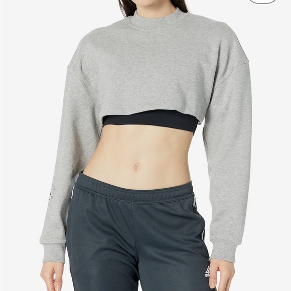 Stella McCartney Cropped Sweatshirt size Small - Picture 3 of 6